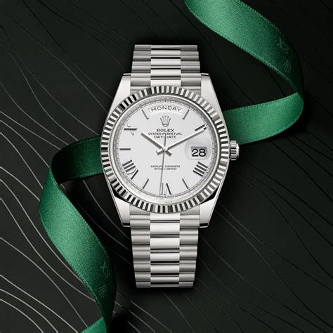 rolex president oro blanco|rolex 36mm president.